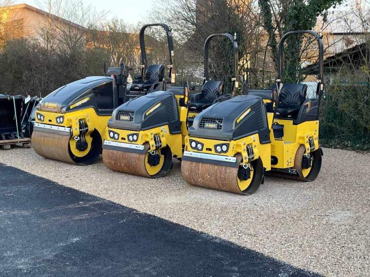 Équipements de compactage : plaques vibrantes, pilonneuses, rouleaux